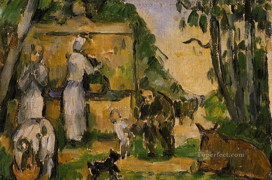 La fuente Paul Cézanne Pintura al óleo